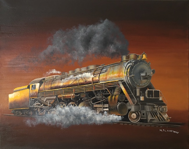 Locomotive #457 16x20